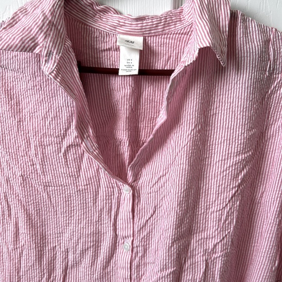 New H&M modal oversized button shirt - Picture 4 of 6